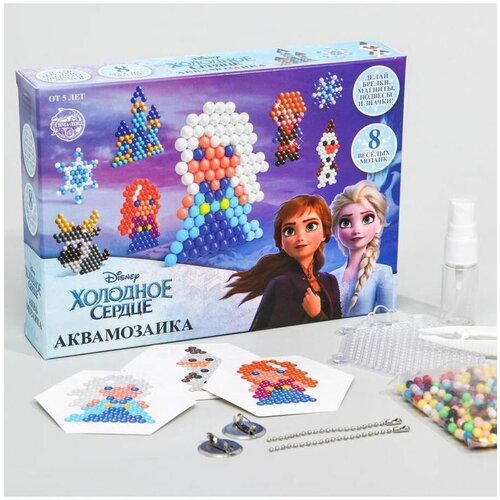 игр набр холодное сердце2 5 фигурок Аквамозаика Frozen, Холодное сердце