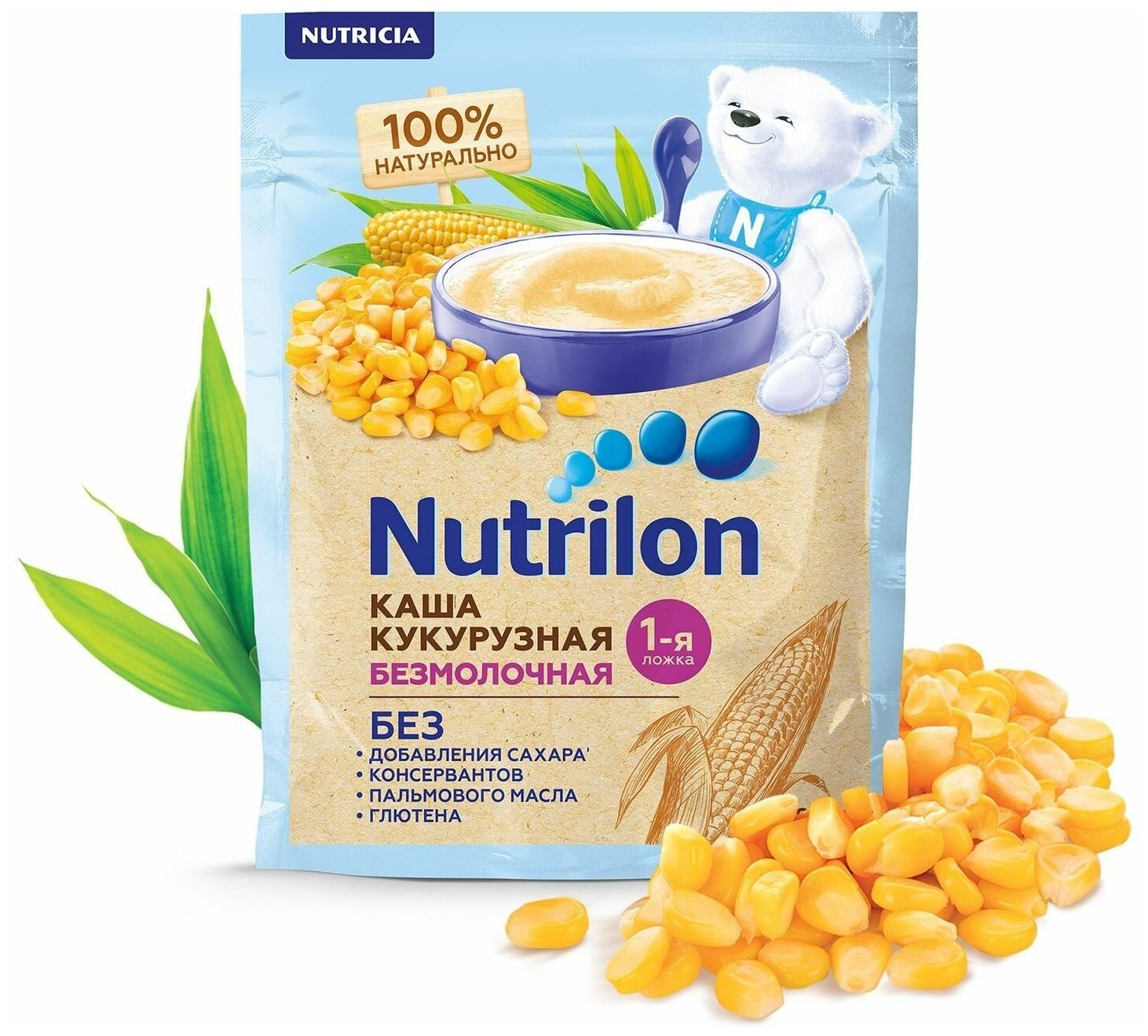 Каша безмолочная Nutrilon кукурузная с 5 месяцев 180 г