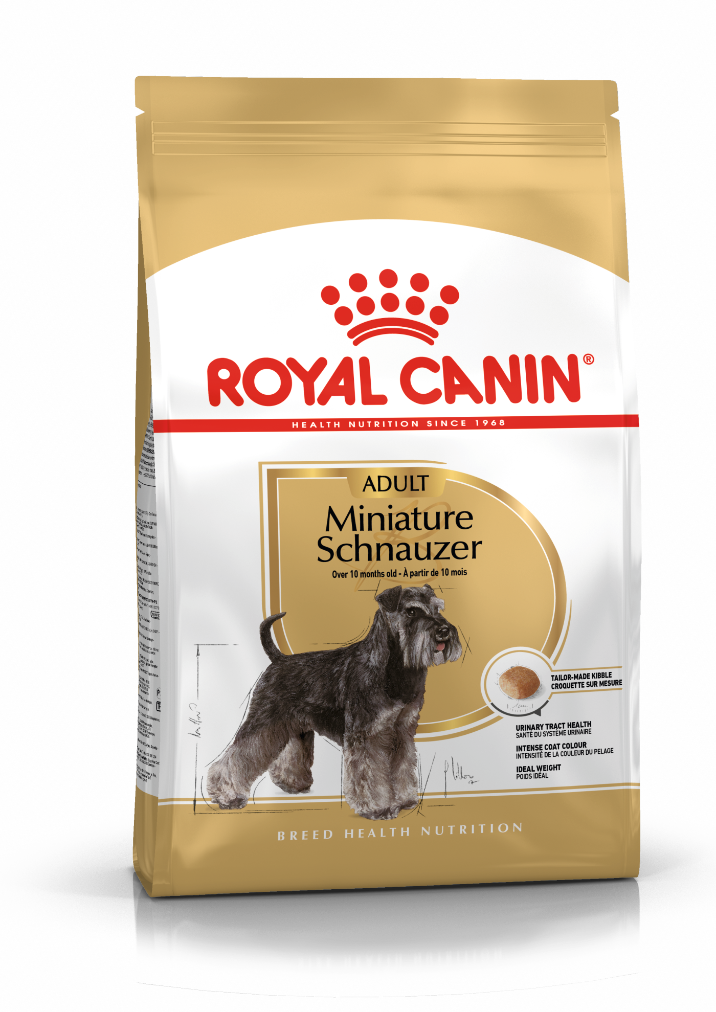 Корм для взрослых собак Royal Canin Miniature Schnauzer Adult (Миниатюрный Шнауцер Эдалт) сухой для породы Миниатюрный Шнауцер от 10 месяцев, 3 кг - фотография № 6