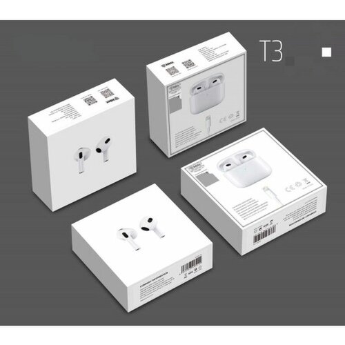 Беспроводные Bluetooth наушники T3 150000₽