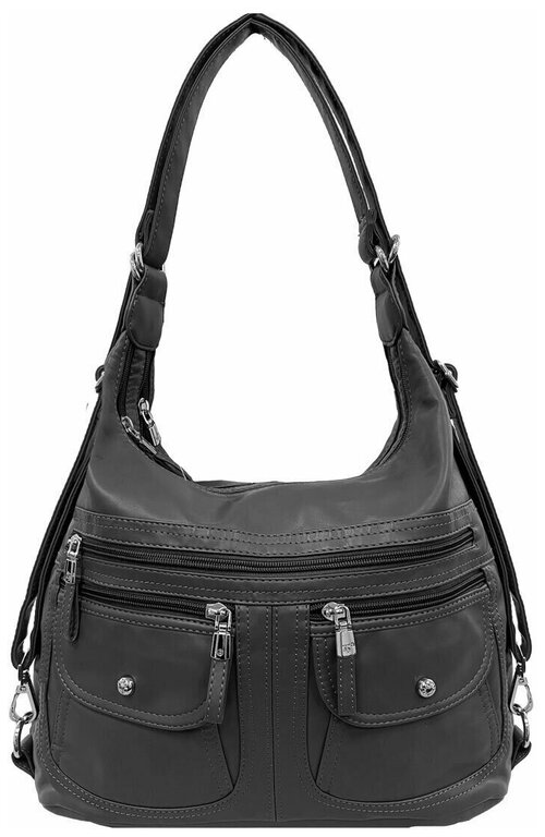 Сумка-рюкзак женская DOLPHIN, цвет- черный