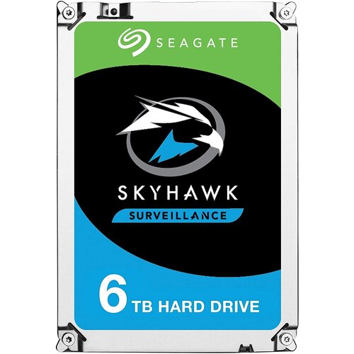 Жесткий диск Seagate SkyHawk Surveillance ST6000VX001 6TB 35 SATA 6Gbs 5900rpm 256MB 24x7 Bulk 20 004619 17920₽