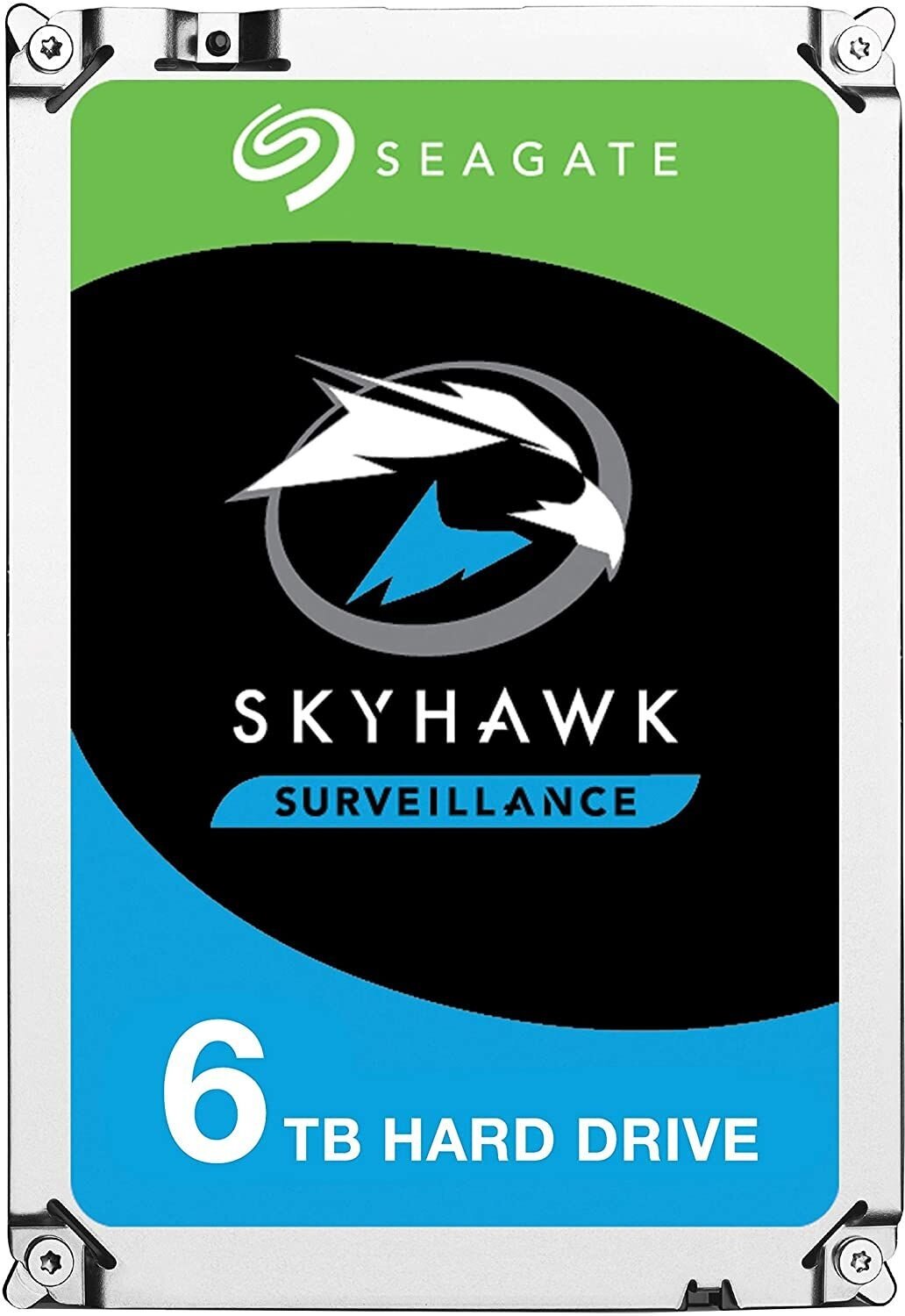 Жесткий диск Seagate SkyHawk Surveillance ST6000VX001 6TB 3.5" SATA 6Gb/s, 5900rpm, 256MB, 24x7, Bulk {20} (004619)
