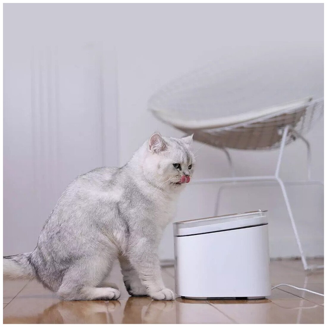 Умный диспенсер для домашних животных Xiaomi Mijia Smart Pet Water Dispenser White (XWWF01MG) - фотография № 4