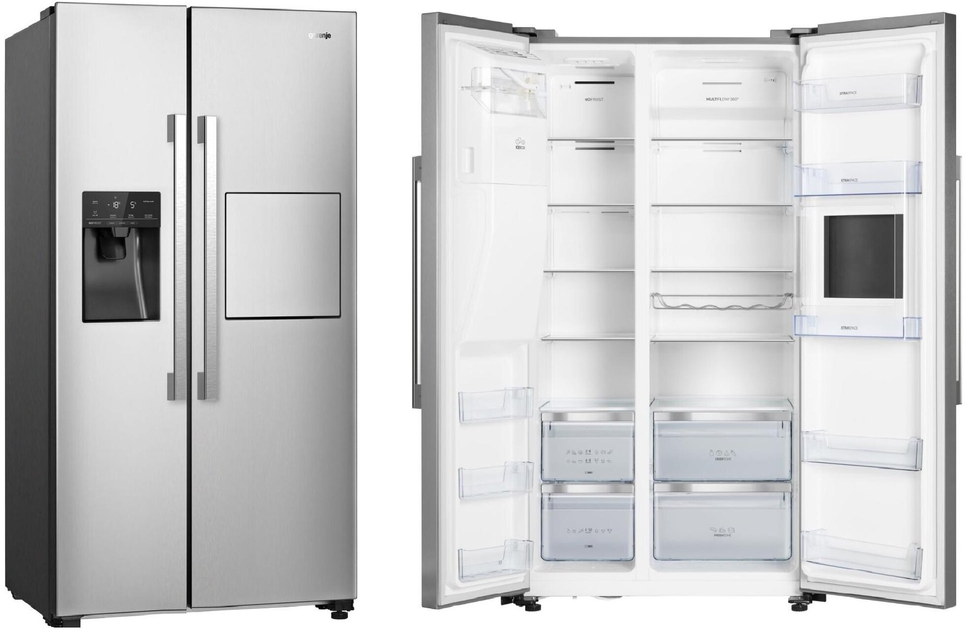 Холодильник Side By Side Gorenje NRS9182VXB1