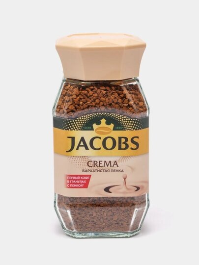 Кофе растворимый Jacobs Crema Бархатистая пенка 95г - фото №16