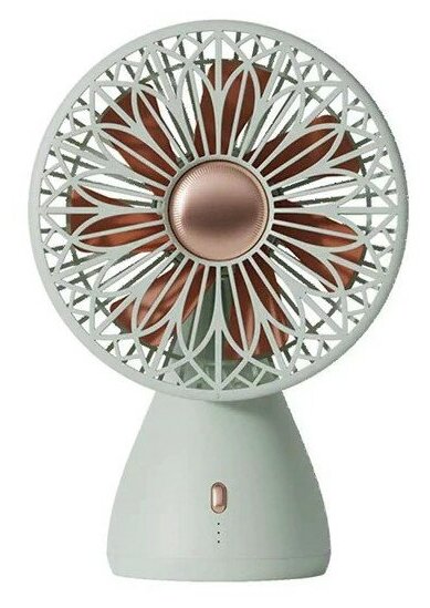 Настольный вентилятор Sothing Bridal Bouquet Shaking Head Fan (DSHJ-S-2113) Зелёный - фотография № 1