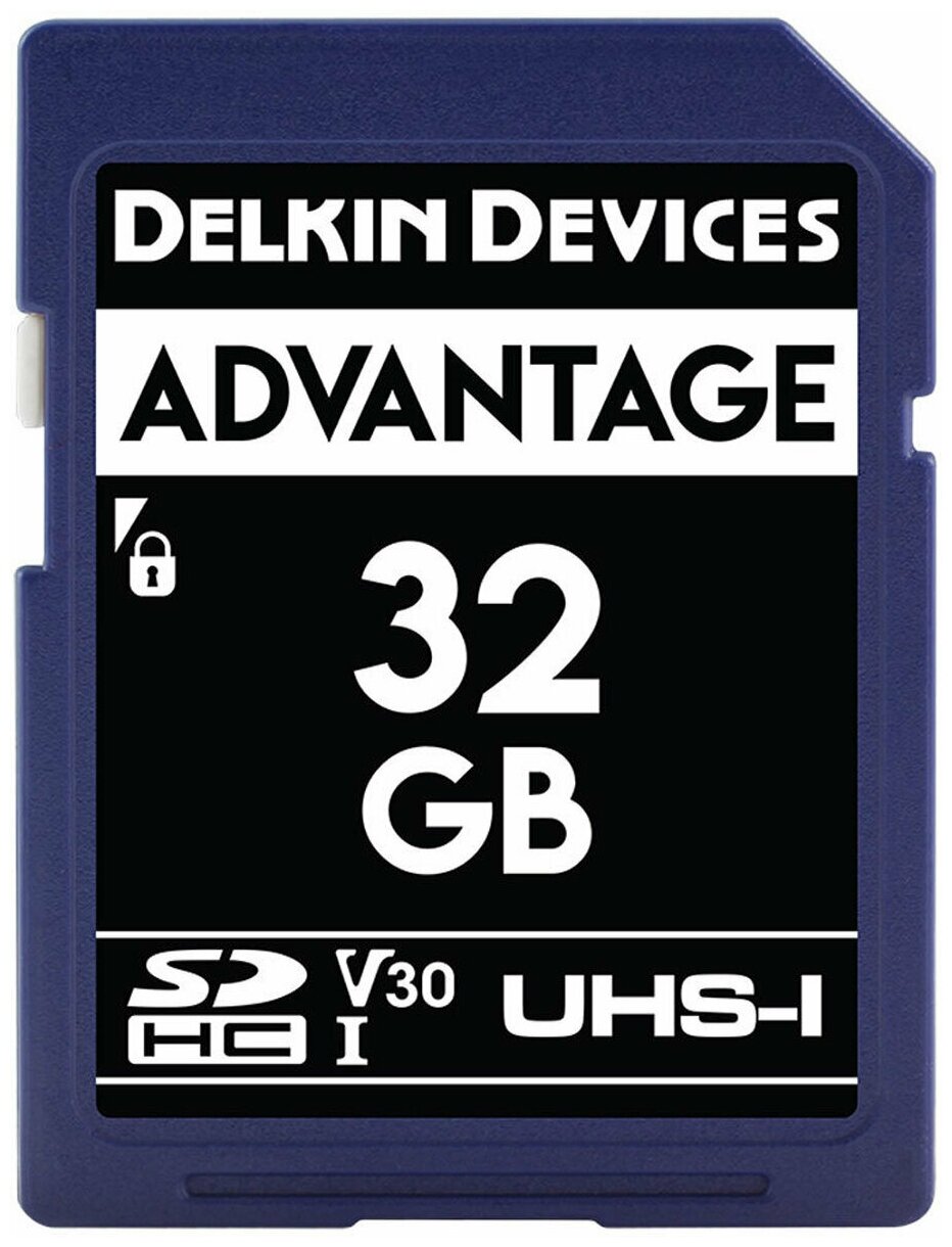 Карта памяти Delkin Devices Advantage SDHC 32GB UHS-I V30