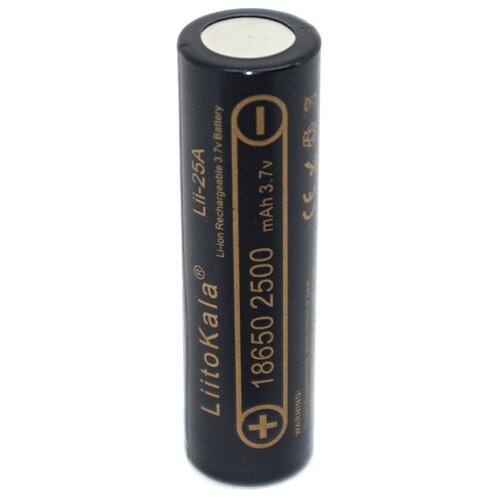 Аккумулятор LiitoKala Lii-25A 18650 2500mAh аккумулятор li ion varicore 18650 vtc6 3000 mah 20a 3 7в 1шт