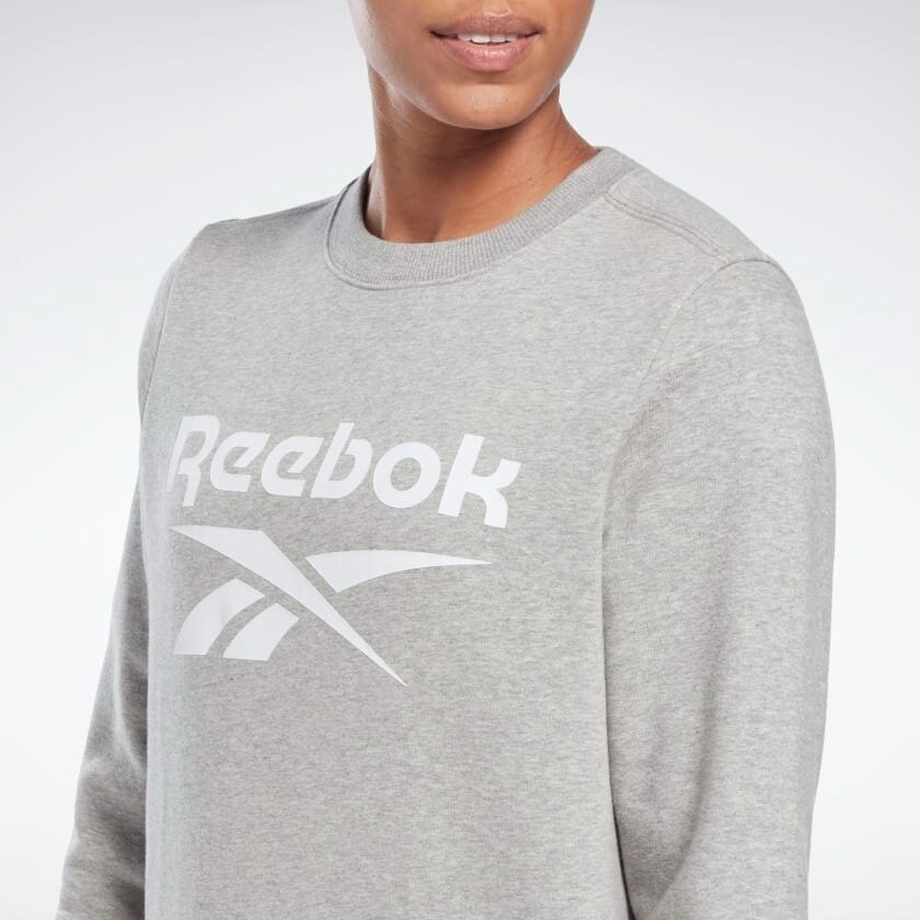 Свитшот спортивный Reebok Identity Big Logo, размер S, , серый — фото 1