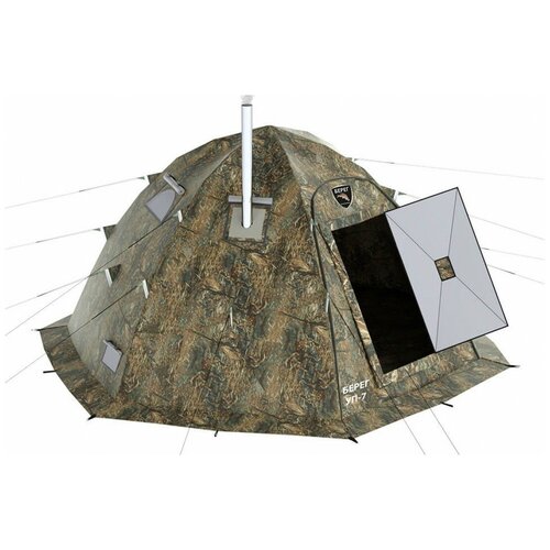 Палатка УП-7 Берег (двухслойная) теплый пол для палатки уп 2 уп 2 люкс берег