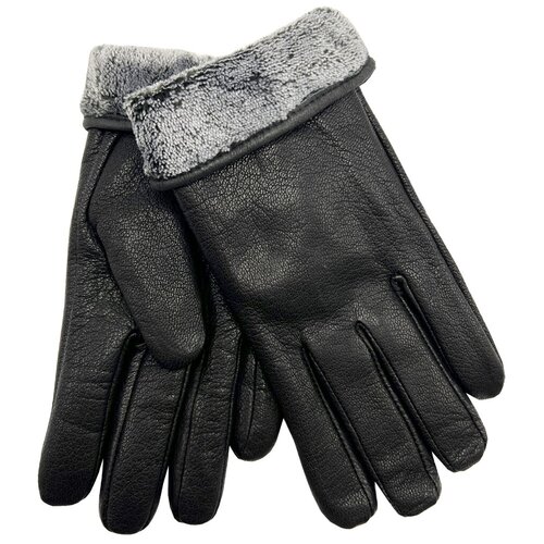 фото Перчатки кожаные мужские зимные, теплые jinsong