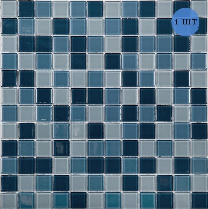 Мозаика (стекло) NS mosaic SG-8074 31,8x31,8 см 1 шт (0,101 м²)