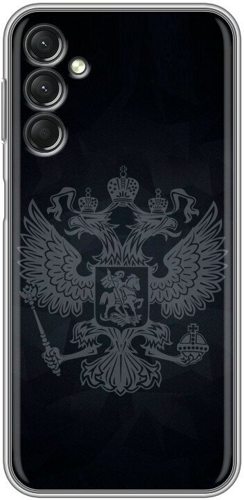 Дизайнерский силиконовый чехол для Гэлакси А24 4Ж / Samsung Galaxy A24 4G Герб России принт