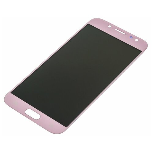 Дисплей для Samsung J730 Galaxy J7 (2017) (в сборе с тачскрином) розовый, AAA стекло модуля для samsung j730 galaxy j7 2017 голубой aaa