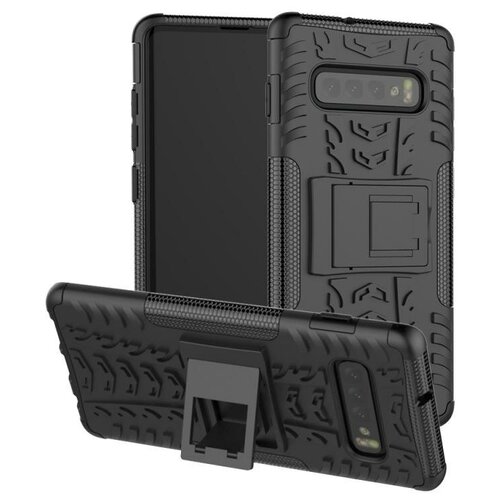 фото Чехол-бампер mypads для samsung galaxy s10e противоударный усиленный ударопрочный черный