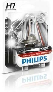 H7 x-treme vision 12v (55w) лампа Philips 12972XVBW GOC35151430 H7
