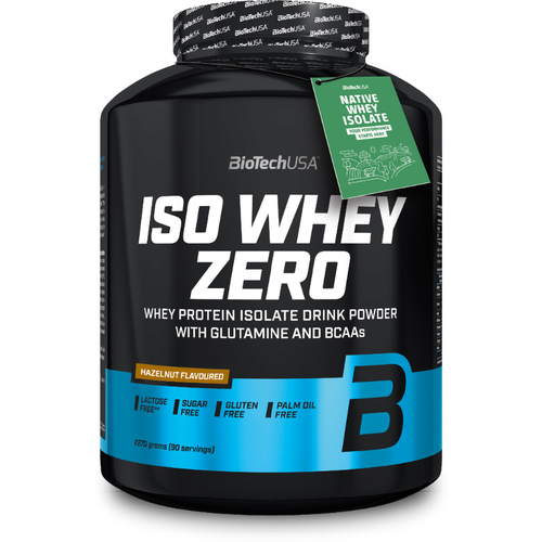 Протеин BioTechUSA Iso Whey Zero, 2270 гр., фундук iso whey zero 500 g фундук