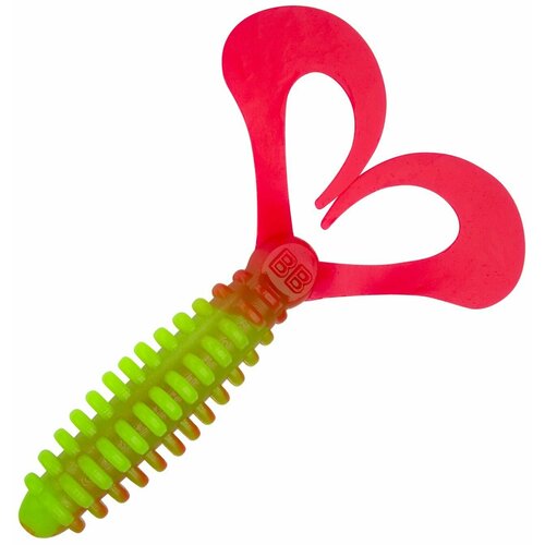 Приманка силиконовая Boroda Baits Phantom DT 160мм ШартрезЯрко-Розовый 960₽