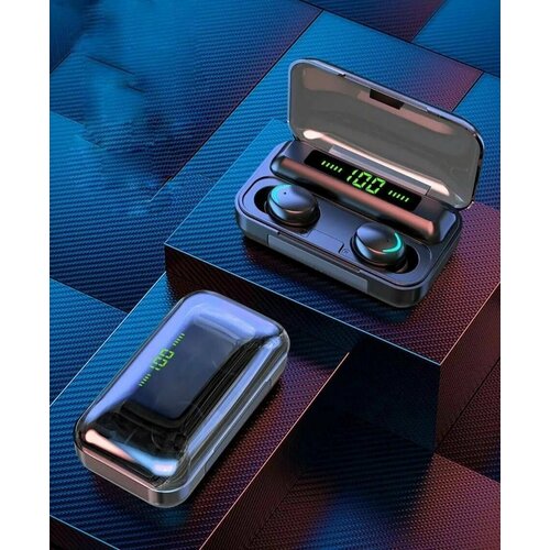 Беспроводные Bluetooth наушники TWS чёрные 60000₽