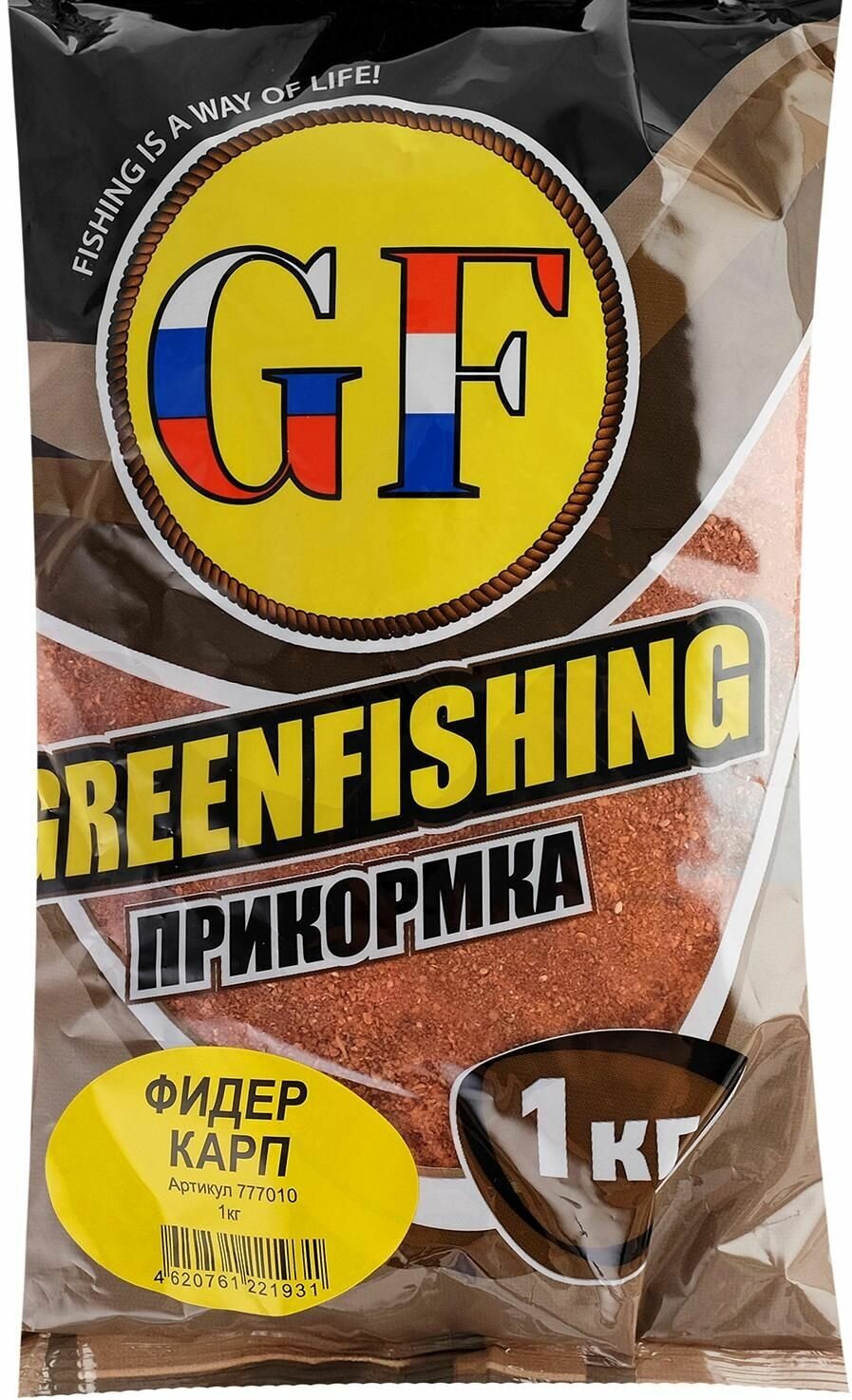 Прикормка GF Фидер "Карп", 1 кг — фото 4