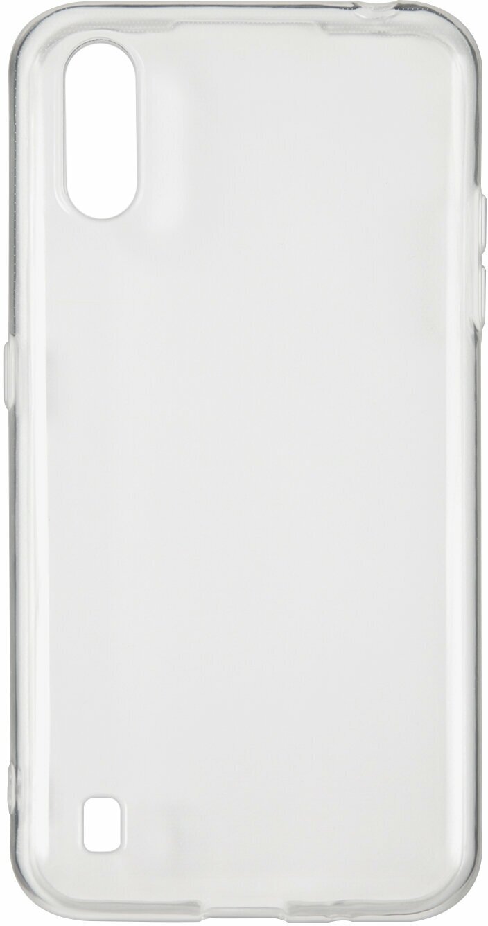 Чехол-крышка RedLine для Samsung Galaxy M01, полиуретан, прозрачный - фото №3