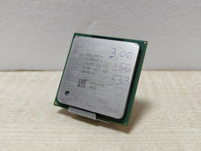 Процессор Intel Celeron D 346 Prescott LGA775 1 x 3067 МГц