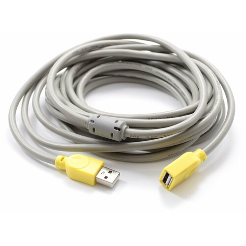 кабель удлинитель filum usb 2 0 usb a m usb a f черный 10 м USB Удлинитель 1.5 м скоростной, высокотоковый, в оплетке, с фильтром