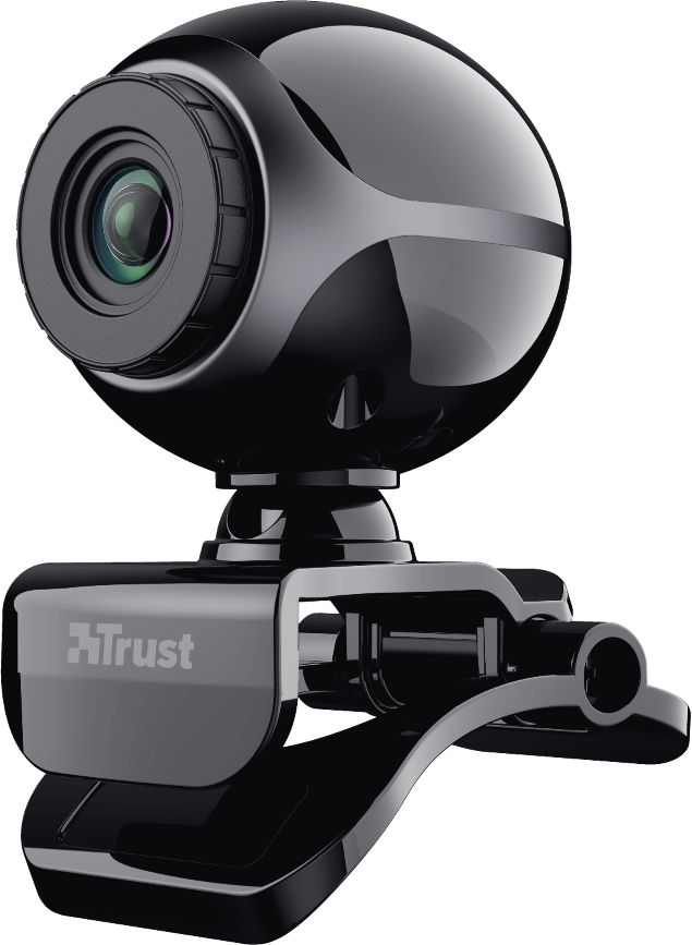 Камера Trust Exis Webcam - Black/Silver (17003)