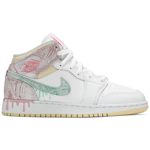 фото Кроссовки nike air jordan 1 mid paint drip, 40eu