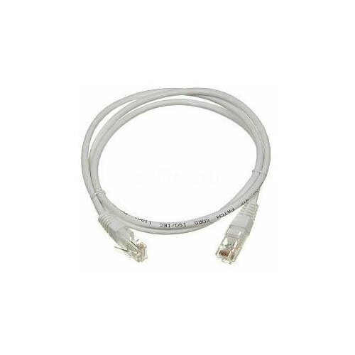 Кабель Патч-корд Lanmaster TWT-45-45-1.0-WH вилка RJ-45-вилка RJ-45 кат.5е 1м белый ПВХ патч корд twt 45 45 15 bk кат 5е 15м чёрный пвх