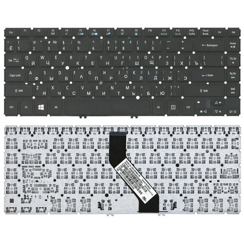 Клавиатура для ноутбука Acer Aspire V5-431, V5-471, V5-471G, V5-471PG черная клавиатура для ноутбука acer aspire v5 471 v5 431 m5 481t черная