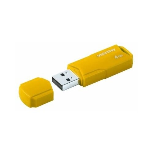 Smart Buy USB 4GB CLUE Yellow память usb 8gb smart buy clue бордовый 2 0 sb8gbclu bg