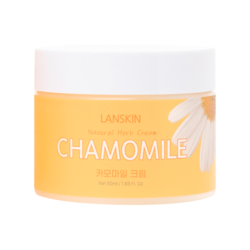 LanSkin Крем для лица успокаивающий с экстрактом ромашки - chamomile natural herb cream, 50мл