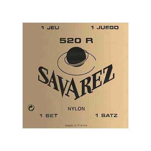Струны для классических гитар SAVAREZ TRADITIONAL 520 R, 28-42 струны для классических гитар savarez 510crj