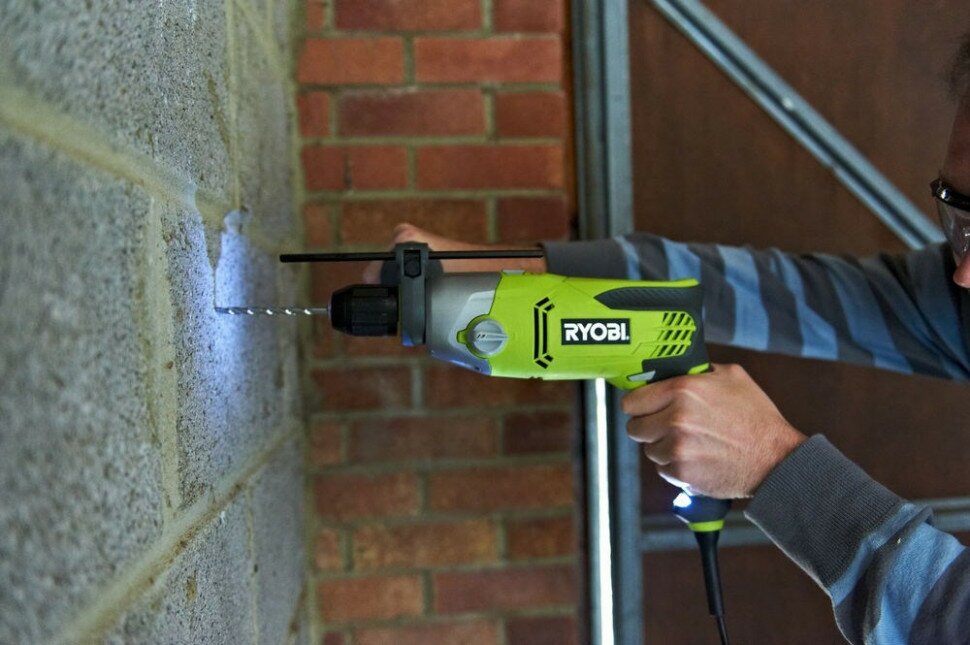 Ударная дрель RYOBI RPD1010K, 1010 Вт - фотография № 9