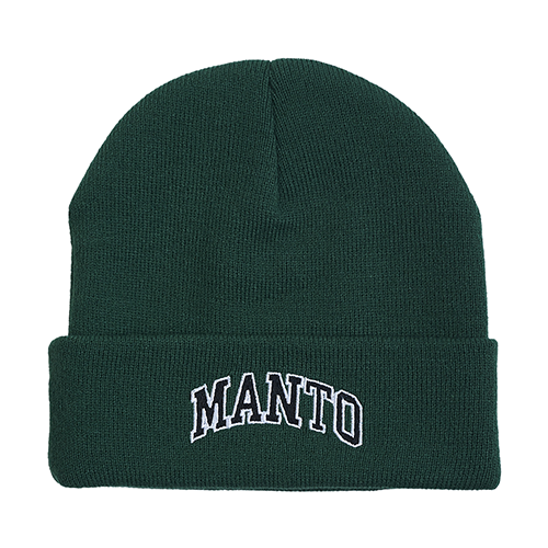 шапка manto beanie label grey one size Шапка бини Manto, размер one size, зеленый