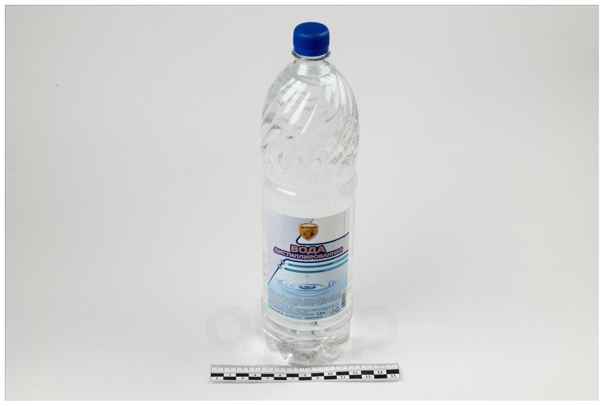 Вода дистиллированная , 1.5л ПЭТ бутылка ELTRANS EL-0901.03 ELTRANS арт. EL090103 - фотография № 1