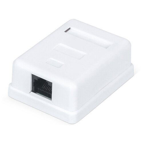 Настенная розетка Ripo RJ45/8P8C 1 порт Cat.6 White T568A/B / 003-500051