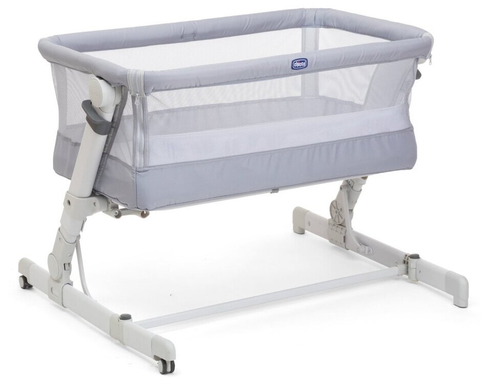 Кроватка Chicco Next2Me Pop-Up, расцветка Grey Mist