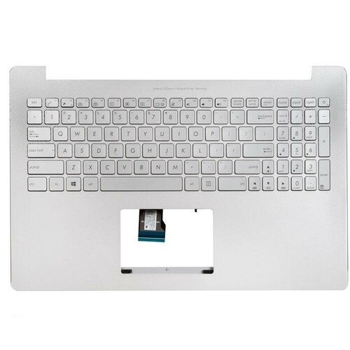 Клавиатура для ноутбука Asus N501JW с топкейсом без крепления под HDD US раскладка 90NB0871-R32US0 1784₽