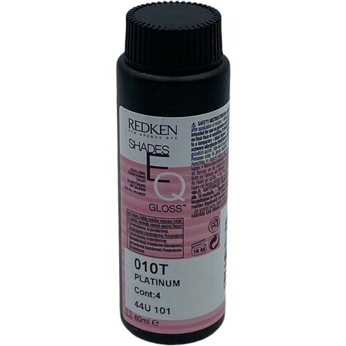 Redken Shades EQ Gloss Краска-блеск для волос без аммиака, 010T, 60 мл