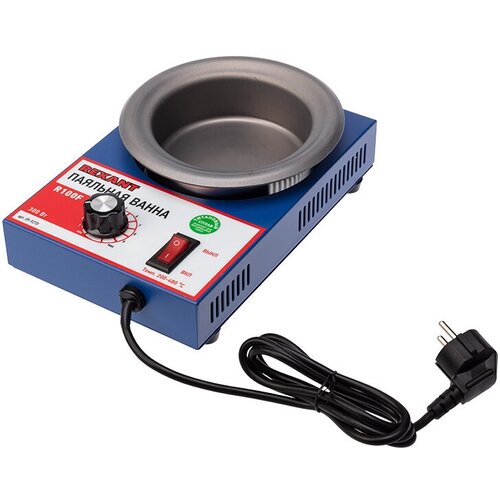 Паяльная ванна модель R100F 300 Вт 100 мм 200-480 C бессвинцовая Rexant 09-9270 3 шт 3741500₽