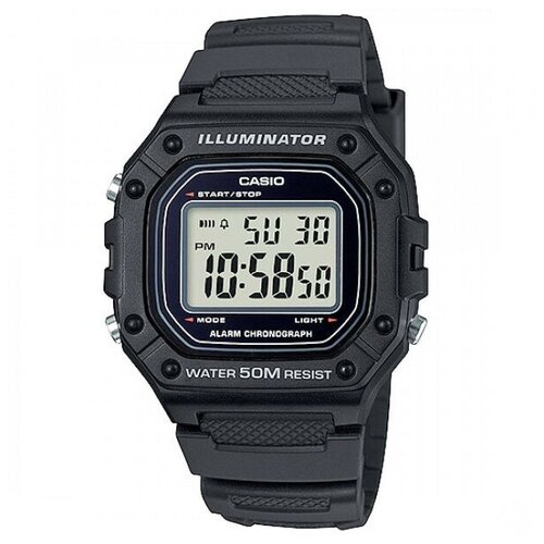 фото Наручные часы casio w-218h-1a