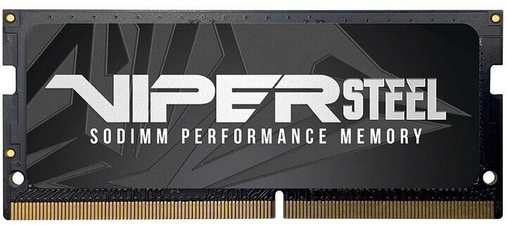 Модуль памяти SO-DIMM DDR 4 DIMM 16Gb PC21300, 2666Mhz, PATRIOT Viper Steel (PVS416G266C8S) (retail)