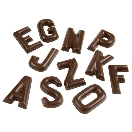 Форма для конфет Алфавит английский Chocolate World CW1426