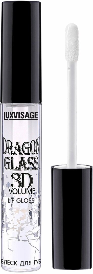 Блеск для губ LUXVISAGE DRAGON GLASS 3D volume Прозрачный