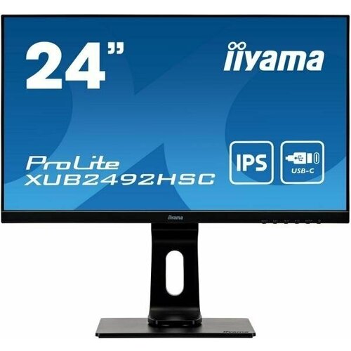 Монитор Iiyama ProLite XUB2492HSC-B1, IPS, черный