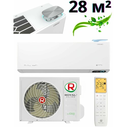 ROYAL CLIMA / Сплит-система 28 кв м Fresh Standard Full Dc Eu Inverter кондиционер настенный инвертор RCI-RFS28HN