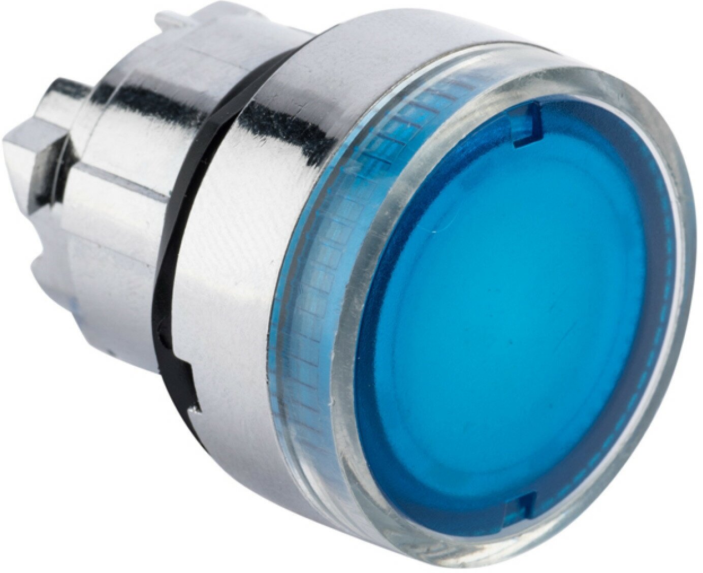 Исполнительный механизм кнопки XB4 синий плоский возвратный без фиксации, с подсветкой EKF PROxima